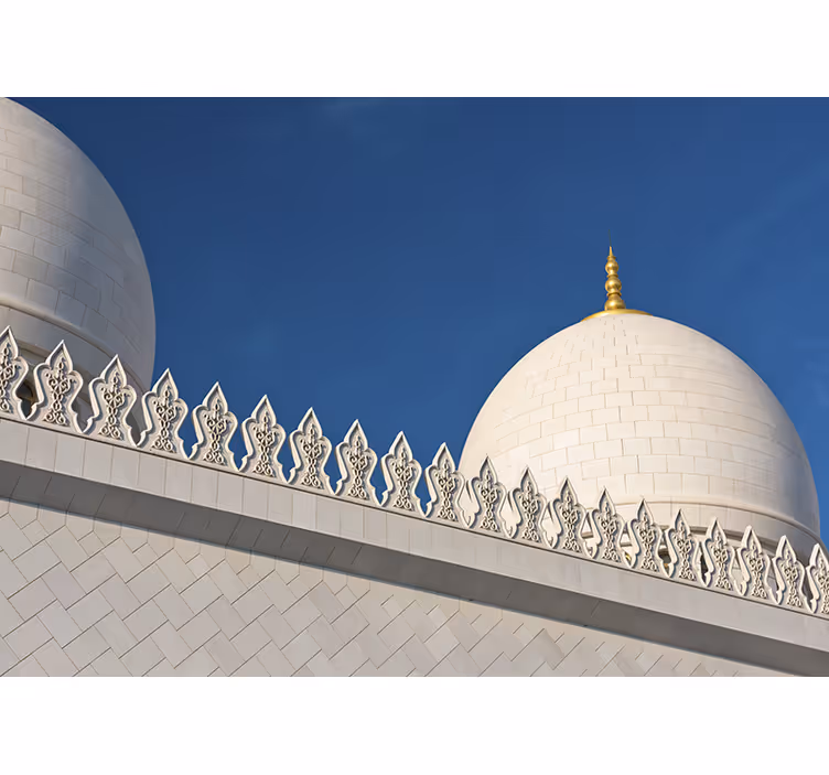 Emiraattien sheikh zayed valkoinen rullaverho - Tenstickers