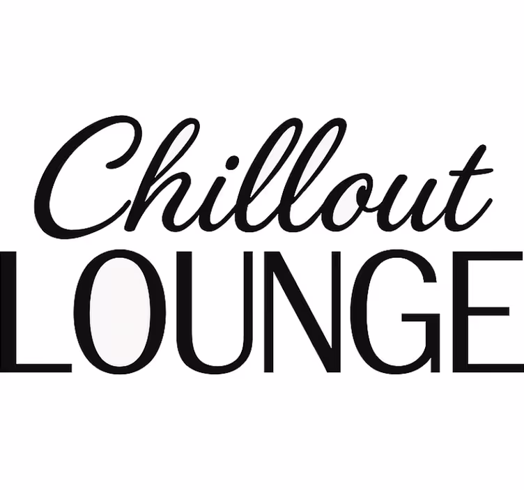 Chill out olohuonevalkoinen rullaverho - Tenstickers