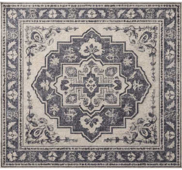 Beige elegantit laatat olohuoneen rullaverho - Tenstickers