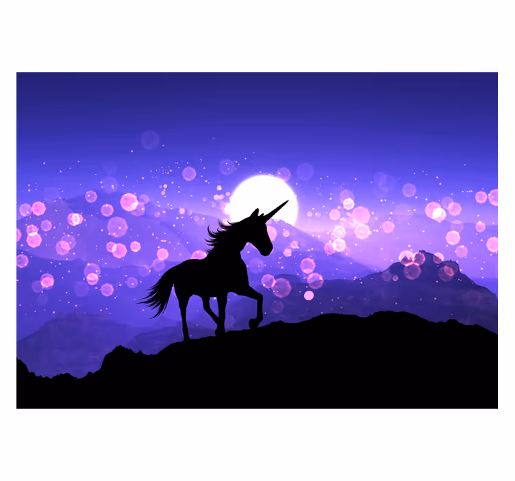 Lapsen rullaverho satuunicornin taikamaailma - Tenstickers