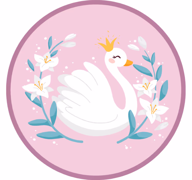 Joutsenprinsessa lapsen rullaverho - Tenstickers