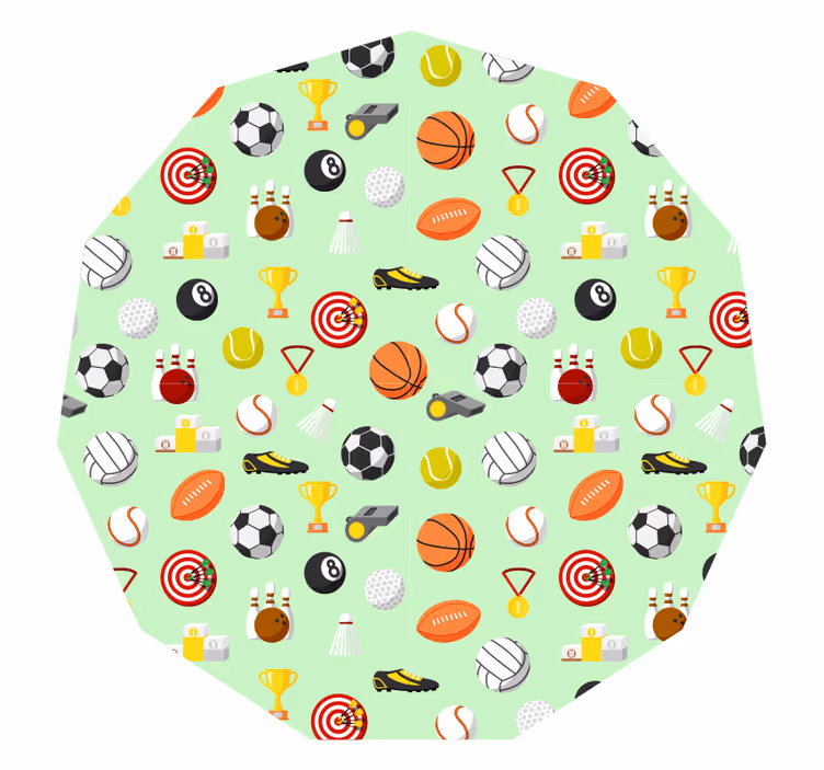 Lapsen rullaverho liikuntaharjoituksiin - Tenstickers