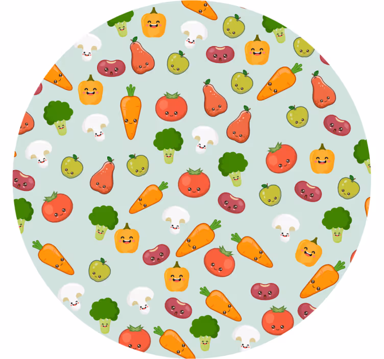 Animevihanneksetlapsenrullaverho - Tenstickers