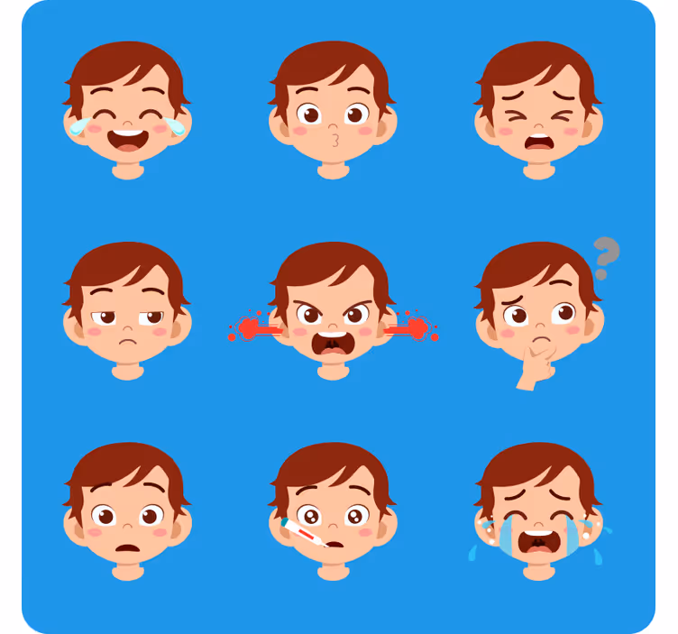 Lapsen tunteet rullaverho - Tenstickers