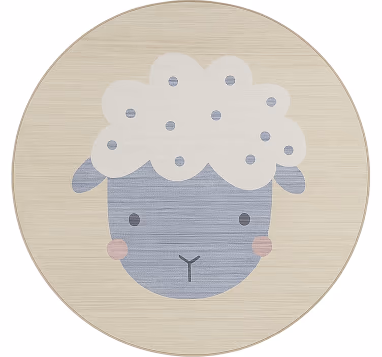 Beige vauvanlampaan rullaverho - Tenstickers