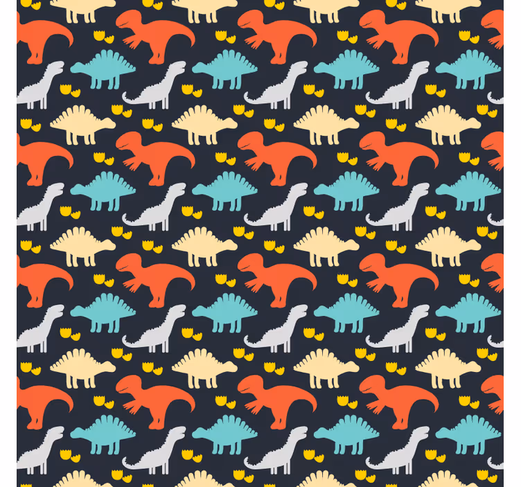 Lapsen rullaverho dinosaurusteemalla - Tenstickers
