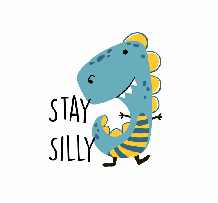 Pohjoiset dinosaurukset pysyvät hassuina rullaverhona - Tenstickers