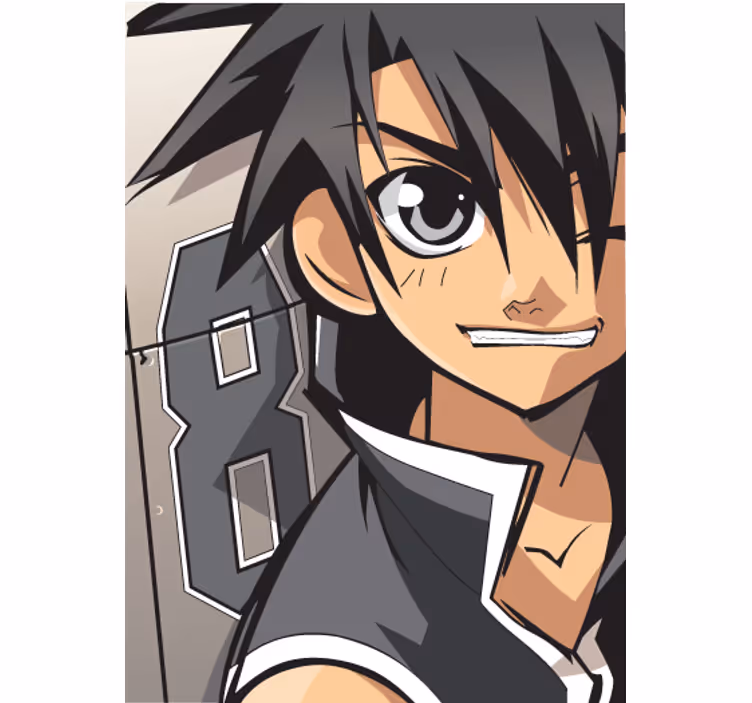 Lapsen rullaverho animeaiheinen vinyylipainatus - Tenstickers
