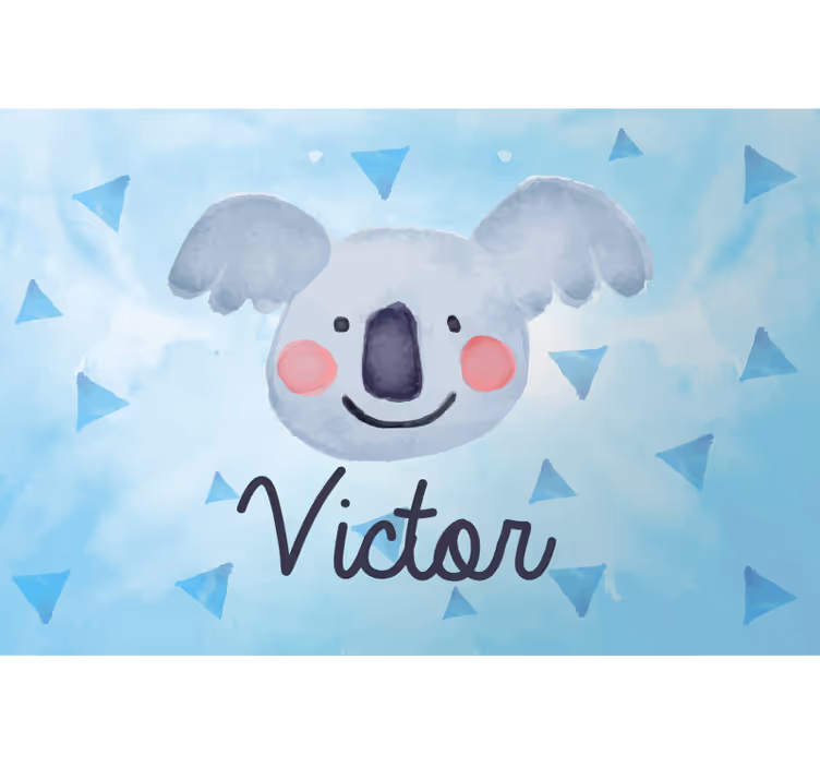 Lapsen rullaverho koalalla nimellä - Tenstickers
