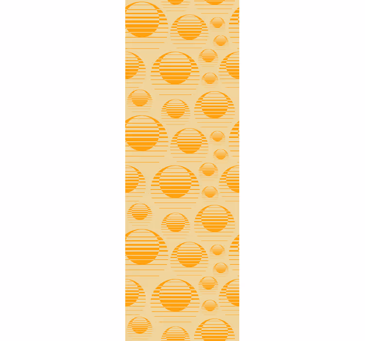 Retro aurinkorullaverho keittiöön - Tenstickers