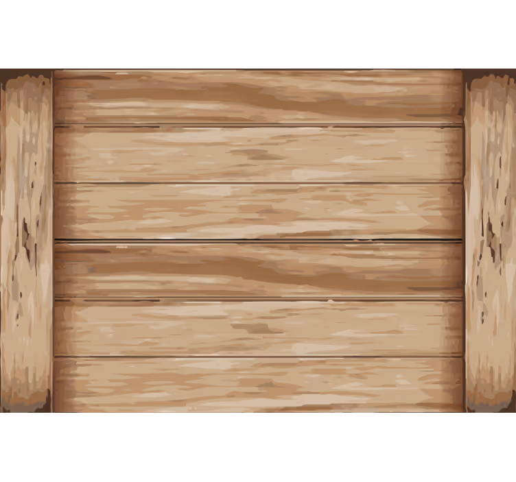 Beige rullaverho modernilla puukuviolla - Tenstickers