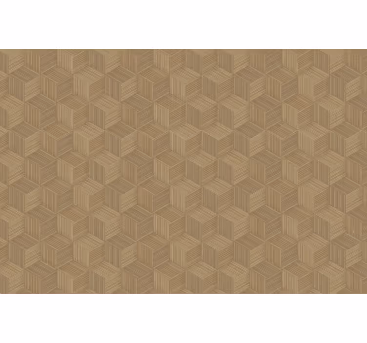 Beige rullaverho bambupillereistä - Tenstickers