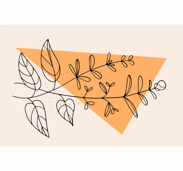 Beige rullaverho ranskalainen puutarha - Tenstickers