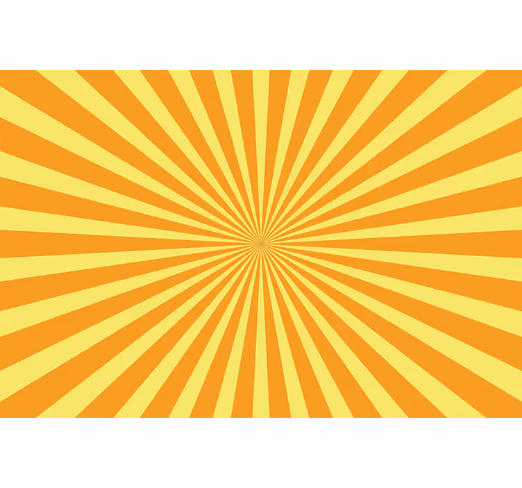 Abstrakti auringonlasku oransseilla sävyillä - Tenstickers