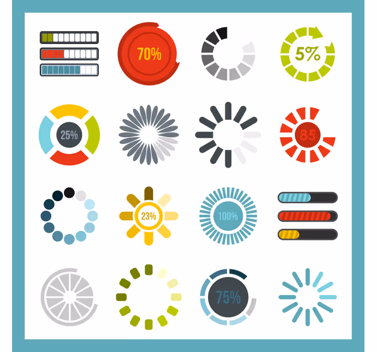 Toimiston rullaverho latausmerkkejä varten - Tenstickers