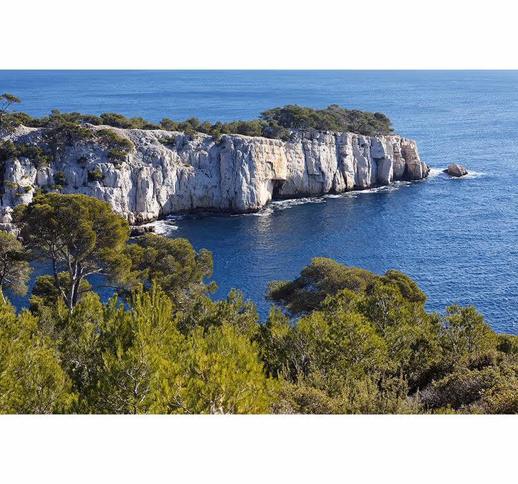 Olohuoneen rullaverho marseille laaksojen tyyliin - Tenstickers