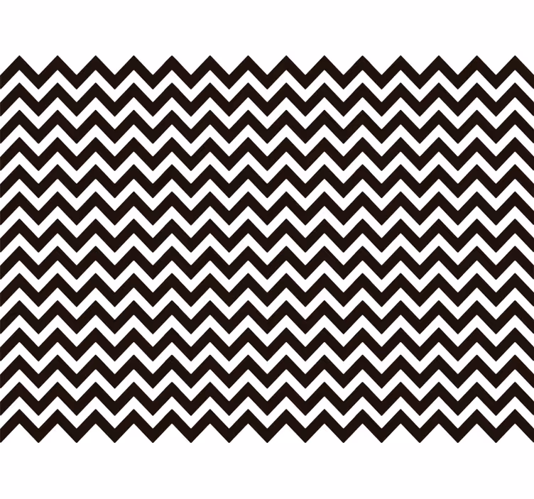 Teini-ikäisen rullaverho zigzag-raidat - Tenstickers