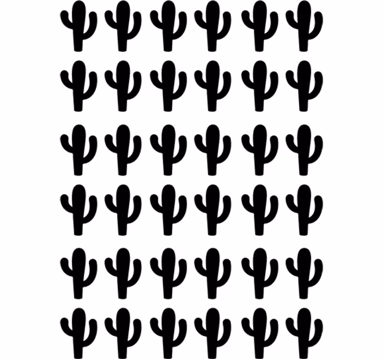 Teini-ikäisen rullaverho kaktustarrat - Tenstickers