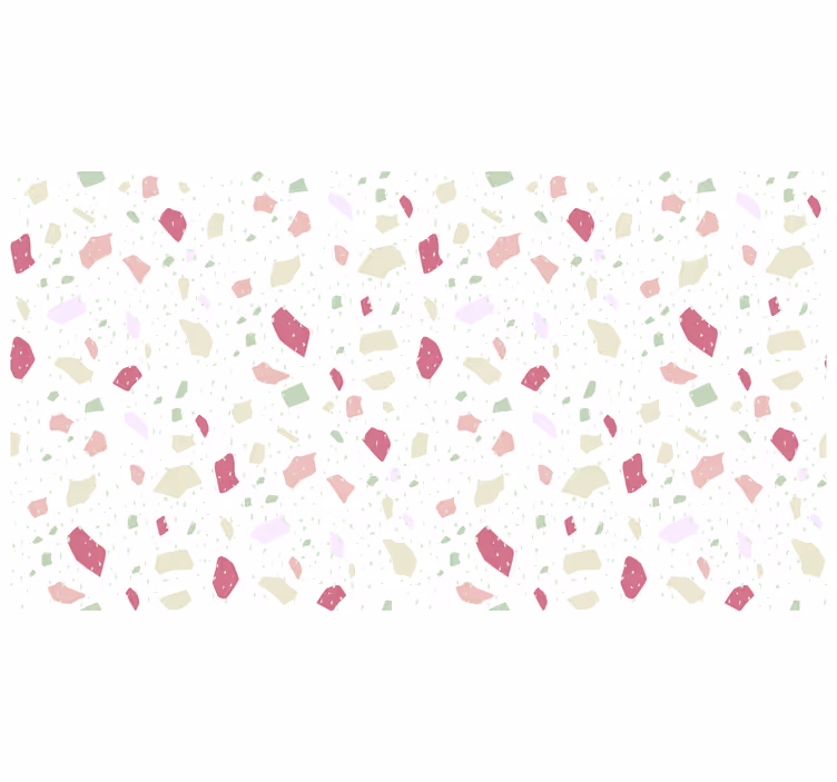 Valkoinen rullaverho pastellimarmorikuviolla - Tenstickers