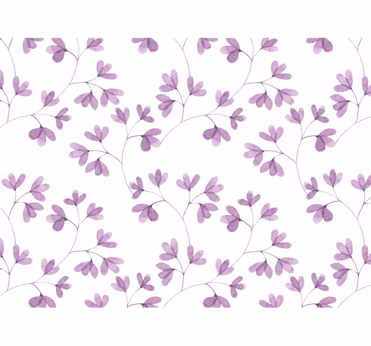 Purppura kukkakuosi rullaverho - Tenstickers