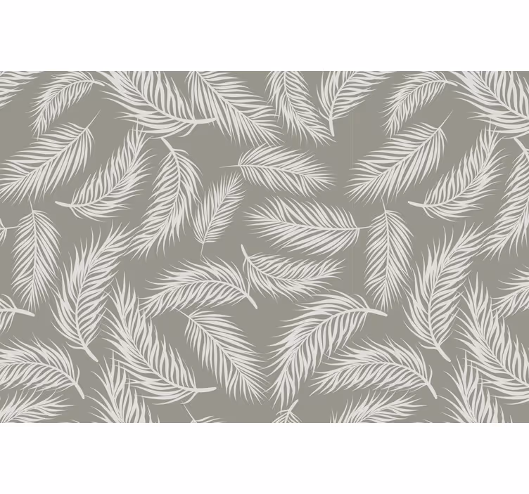 Harmaa rullaverho trooppinen beige hamptons-kuosi - Tenstickers