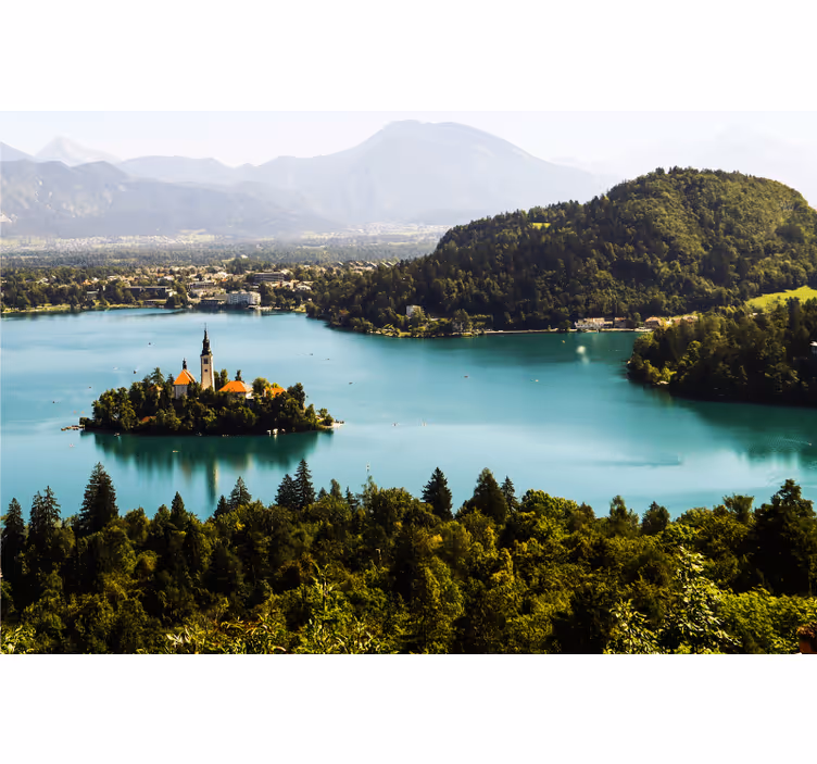 Toimiston rullaverho slovenian järviesteettinen valokuvaus - Tenstickers