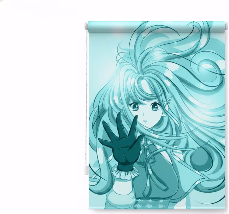 Teini-ikäisen rullaverhon animehahmo - Tenstickers