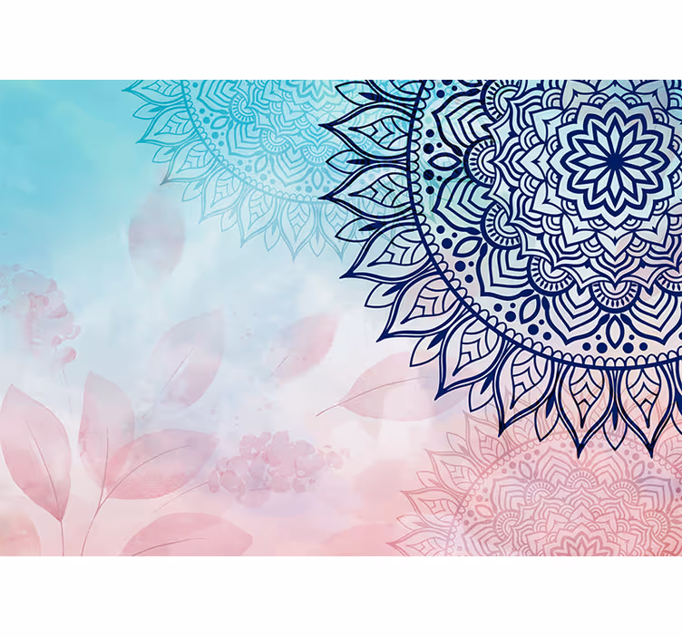 Boheemi mandala zen-rullaverho - Tenstickers