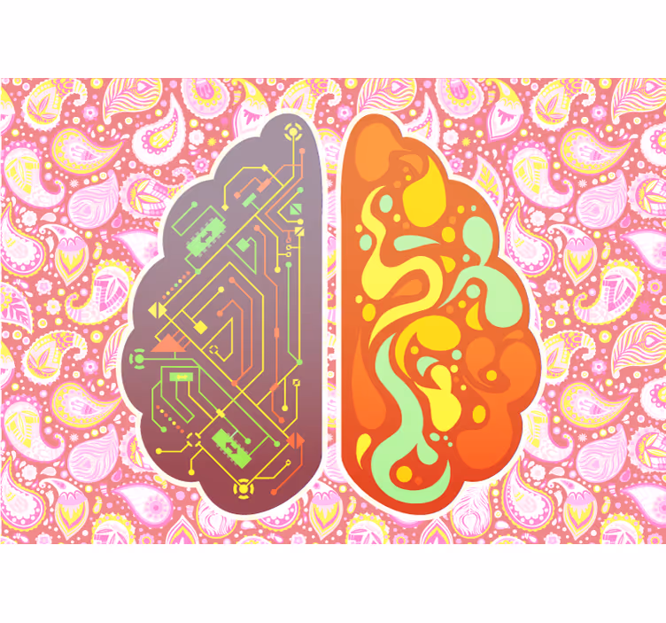 Paisleykuvioinen zen-rullaverho - Tenstickers