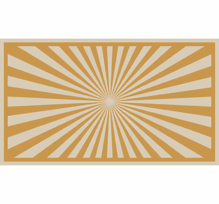 Oranssi rullaverho auringonpaiste matto - Tenstickers