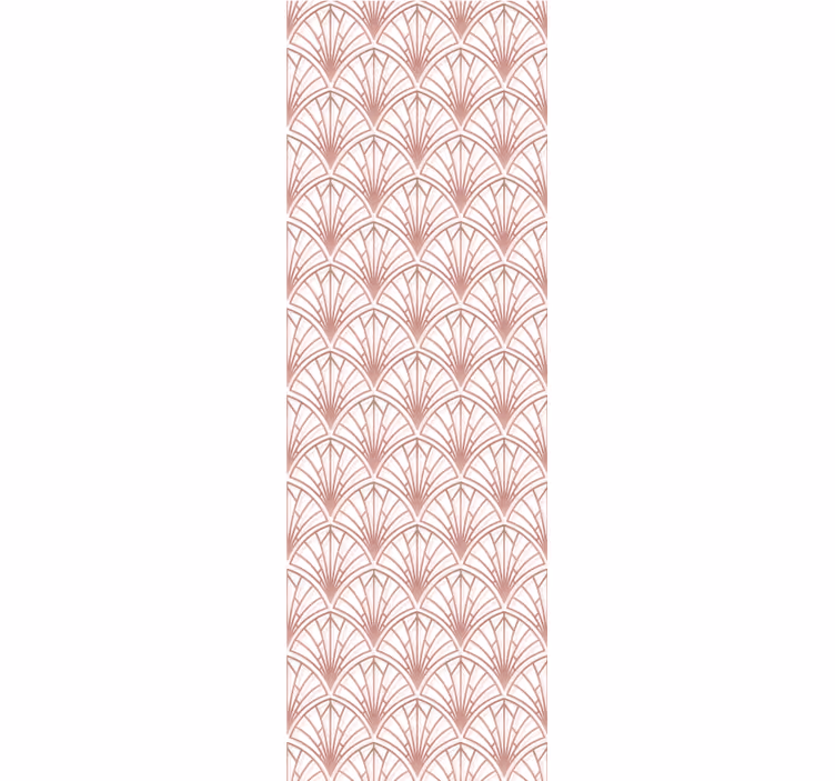 Teini-ikäisen rullaverhon elegantti vaaleanpunainen tausta - Tenstickers