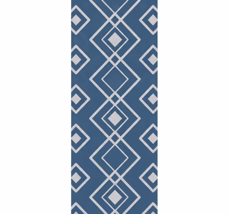 Superfresco easy navy geometrinen käytävän rullaverho - Tenstickers