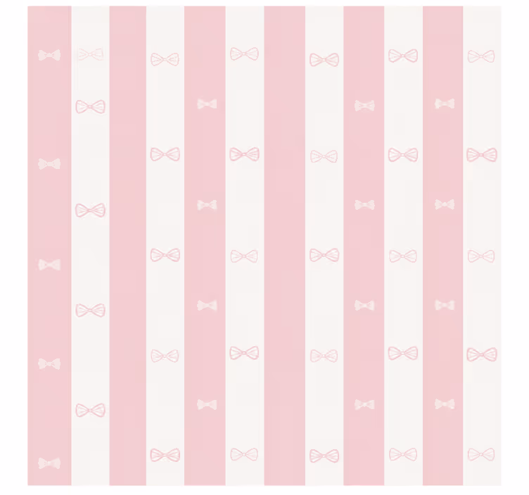 Vaaleanpunainen rullaverho solmioraitakuosisena - Tenstickers