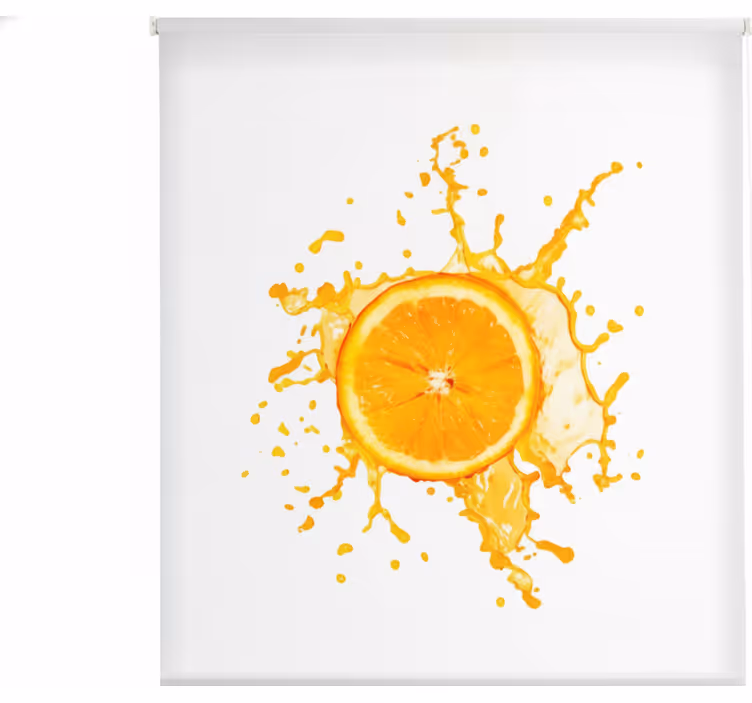 Rullaverho keittiöön 130 cm oranssi hedelmä - Tenstickers