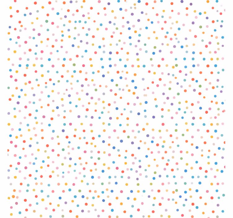 300 cm värikkäitä pisteitä kylpyhuoneen rullaverho - Tenstickers