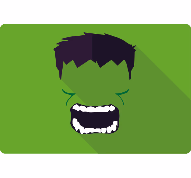 Vihreä supersankari rullaverho - Tenstickers