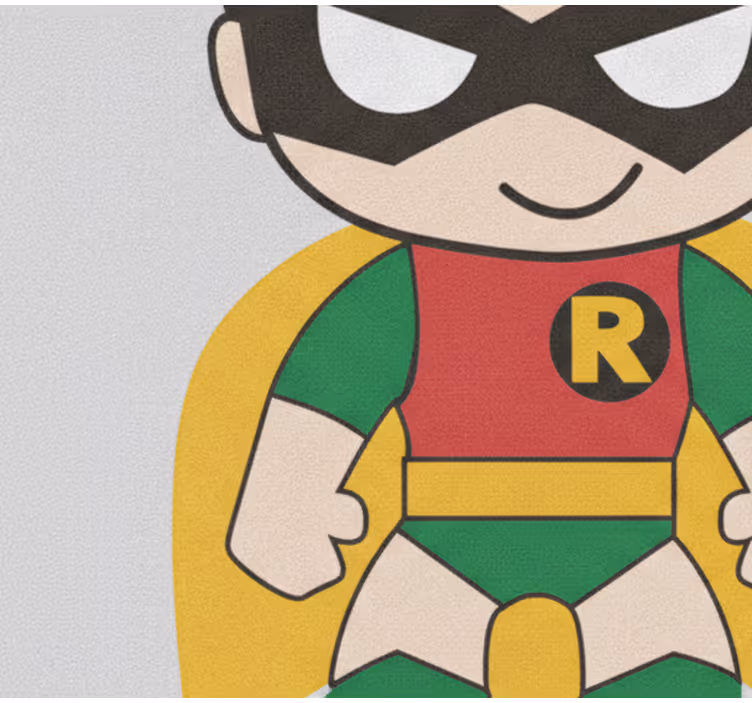 Supersankari rullaverho robin matkassa - Tenstickers