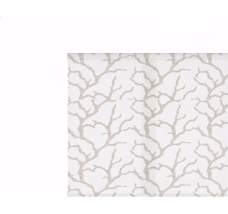 Elegantti beige kuvio parvekkeen rullaverho - Tenstickers