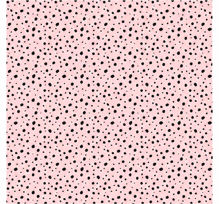 Dalmatialaiset pilkut vaaleanpunaisessa rullaverhossa - Tenstickers