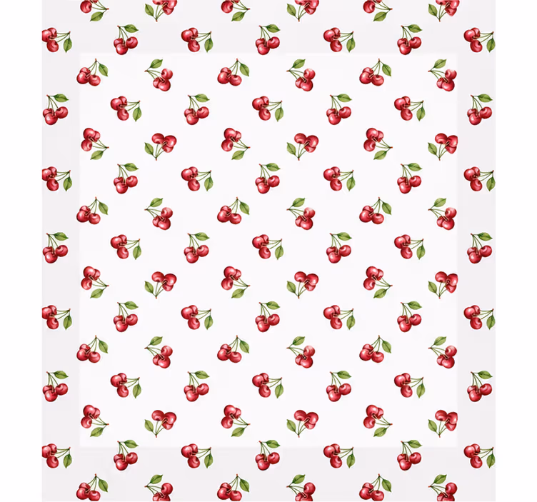 Makuuhuoneen rullaverho 180x180 kirsikkakuviolla - Tenstickers