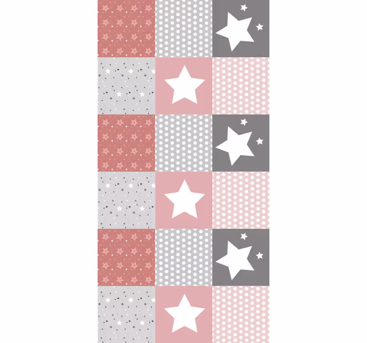 Alkaa kuvio pohjoismainen rullaverhot - Tenstickers