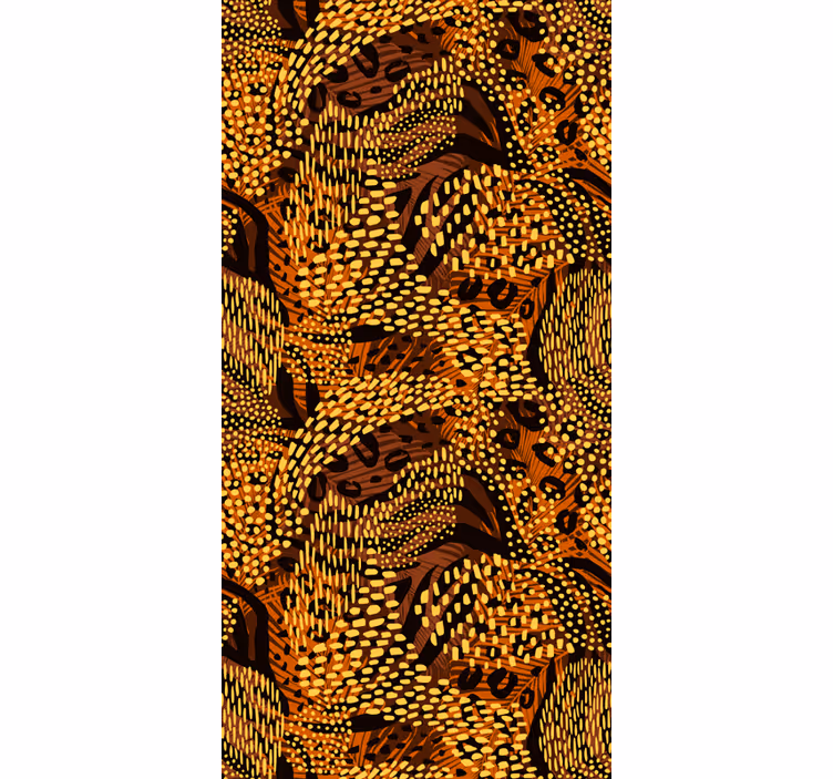 Leopardin oksat eri eläin Rullaverhot - Tenstickers