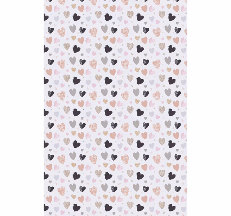 Pastelli kuvio romanttinen rullaverho - Tenstickers