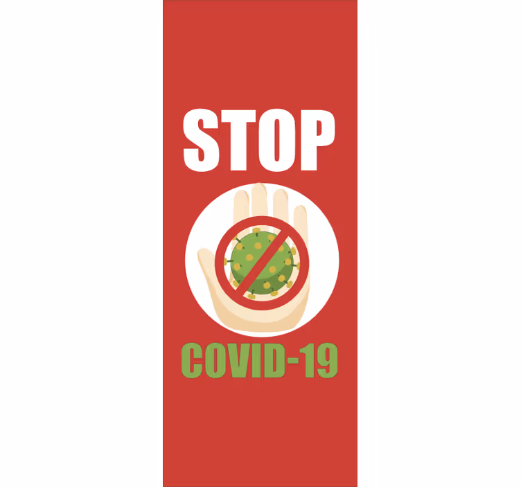 Koronaviruksen suunnittelutoimiston rullaverhot - Tenstickers