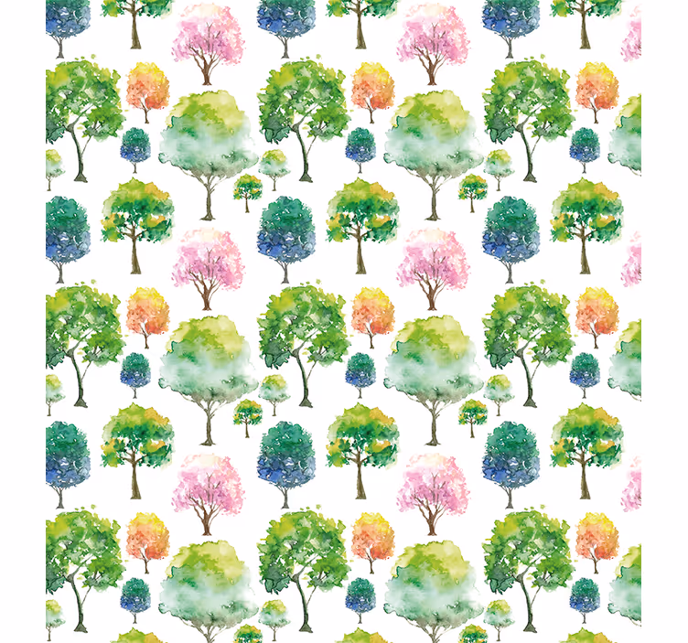 Kausiluonteinen kuvio puukuviollinen rullaverho - Tenstickers