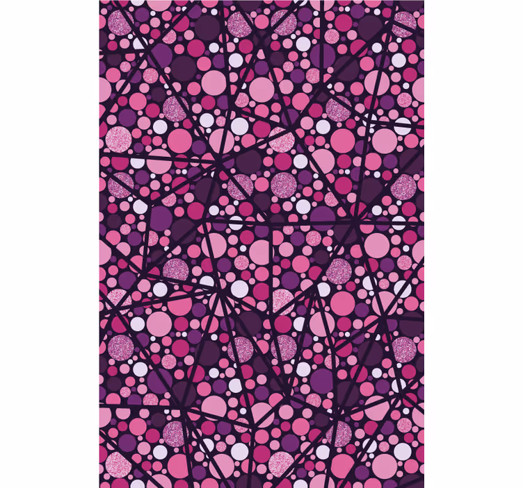 Geometrinen kuplakuvio kuvioitu rullaverho - Tenstickers
