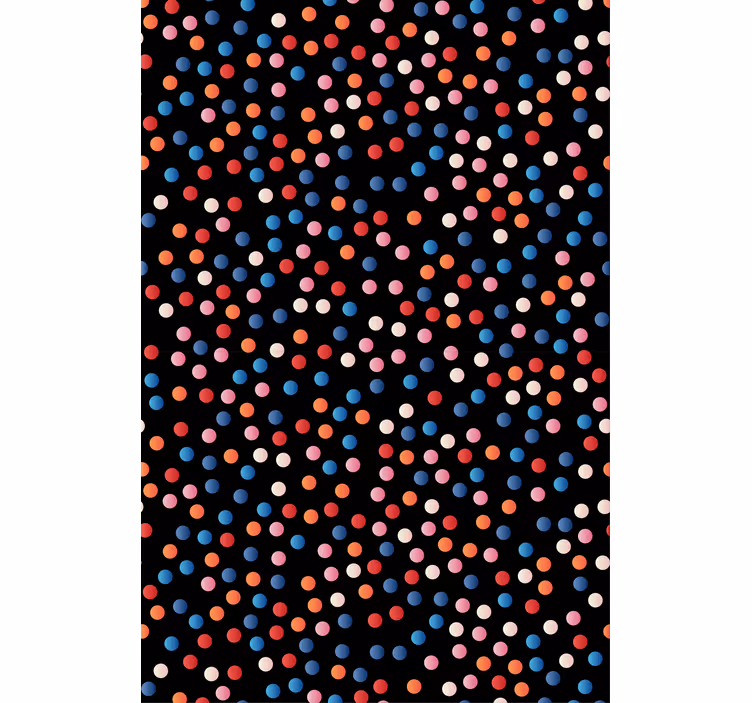 Värikkäitä pilkkuja lapsen rullaverho - Tenstickers