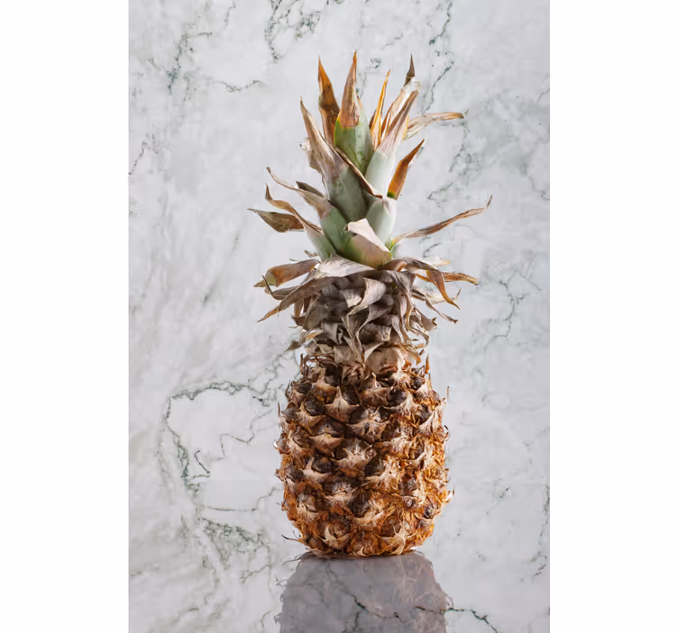 Ananas herkku hedelmäkuvioitu rullaverho - Tenstickers