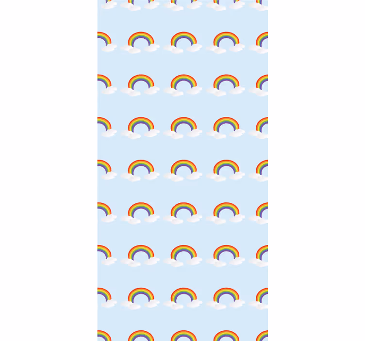 Sateenkaaret hurraavat lapsen rullaverho - Tenstickers