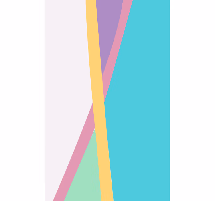 Geometrisia värikkäitä kuvioita moderni rullaverho - Tenstickers